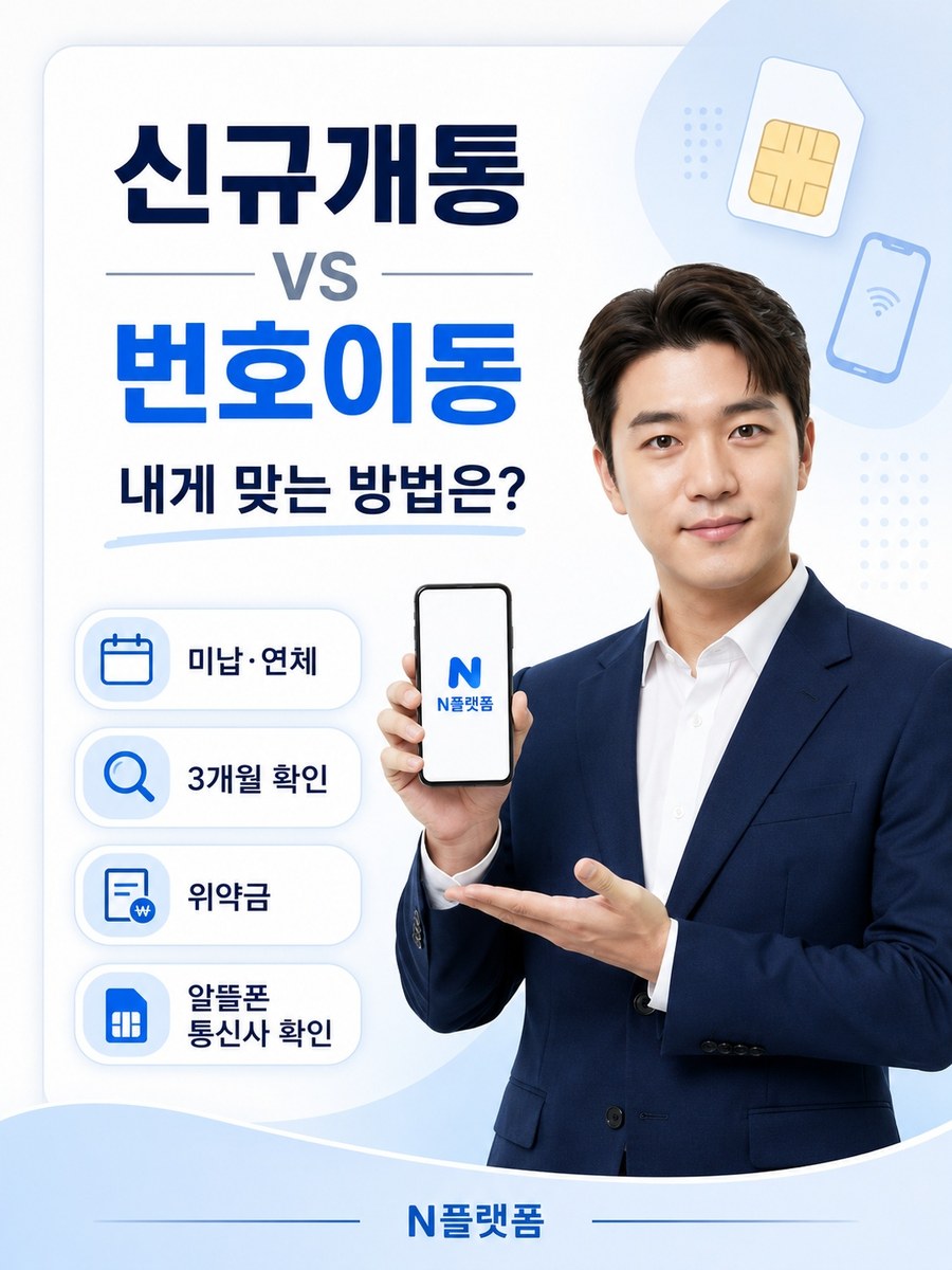 신규개통과 번호이동 차이, 내게 맞는 방법은 무엇일까요? 신규개통과 번호이동 차이, 내게 맞는 방법은 무엇일까요?